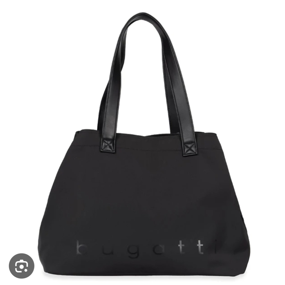 NWT Bugatti Brookside Classic Black Shoulder/Travel Bag